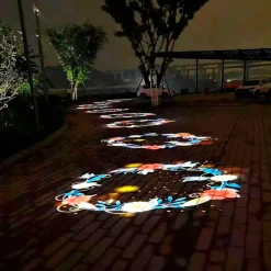 Proyector de logos LED GOBO 30W rotativo exterior - Óptica 20° - IP65