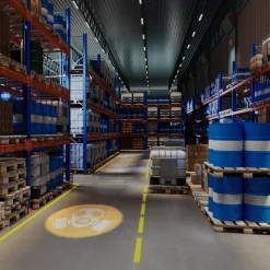 Proyector de logos LED GOBO 30W rotativo exterior - Óptica 20° - IP65