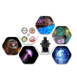 Proyector de logos LED GOBO 60W rotativo exterior - IP65