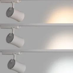 Proyector LED arquitectónico para carril monofásico CCT - 40W - CRI 90