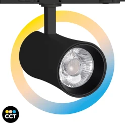 Proyector LED arquitectónico para carril trifásico CCT - 20W - CRI 90 - Driver KGP