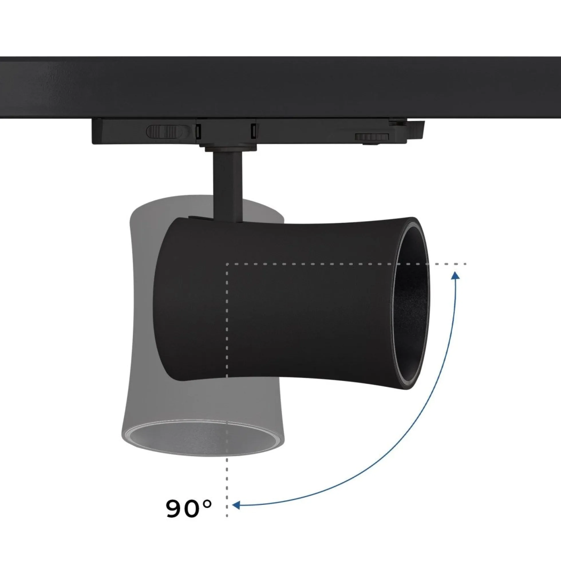 Proyector LED arquitectónico para carril trifásico CCT - 40W - CRI 90 - Driver KGP