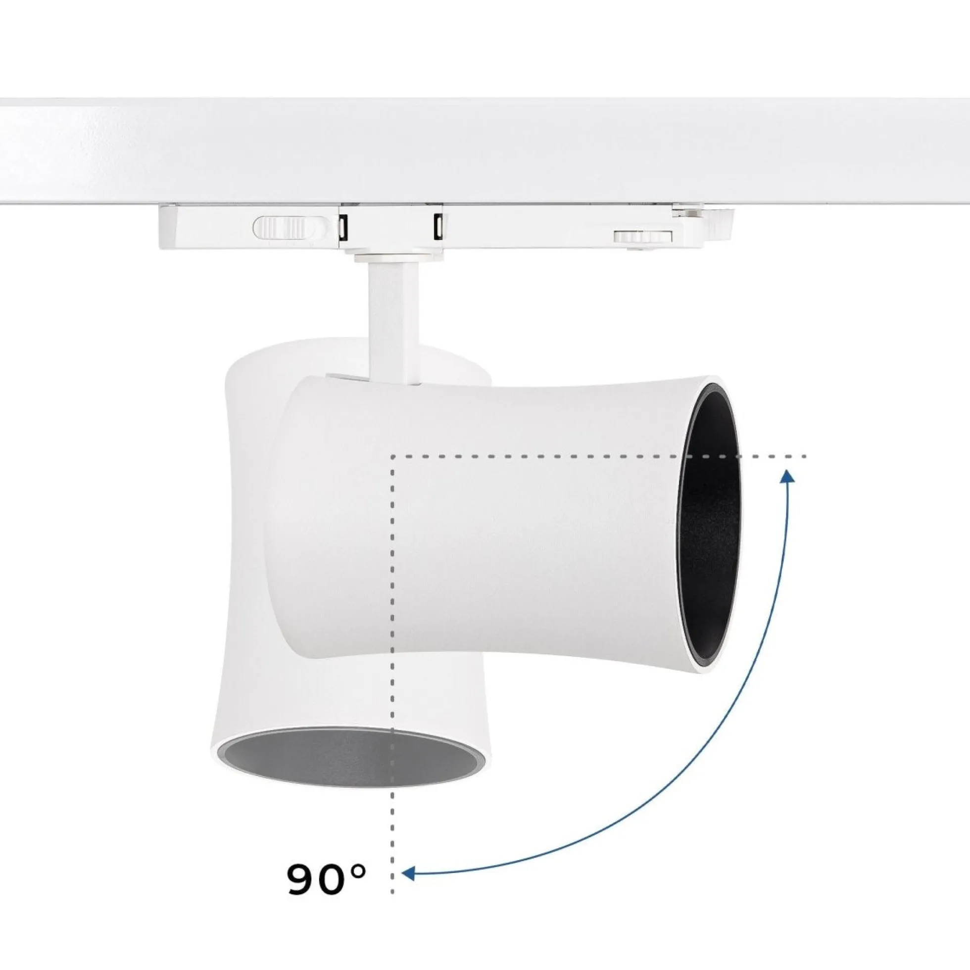 Proyector LED arquitectónico para carril trifásico CCT - 40W - CRI 90 - Driver KGP