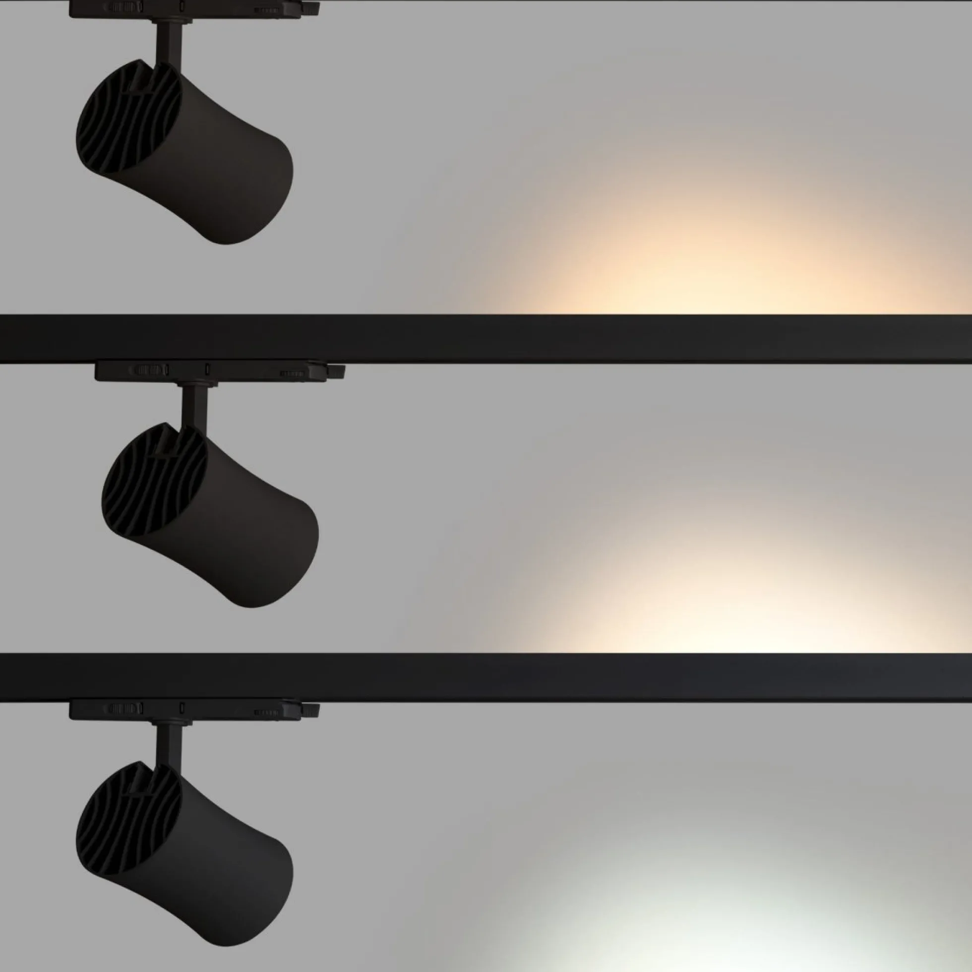 Proyector LED arquitectónico para carril trifásico CCT - 40W - CRI 90 - Driver KGP