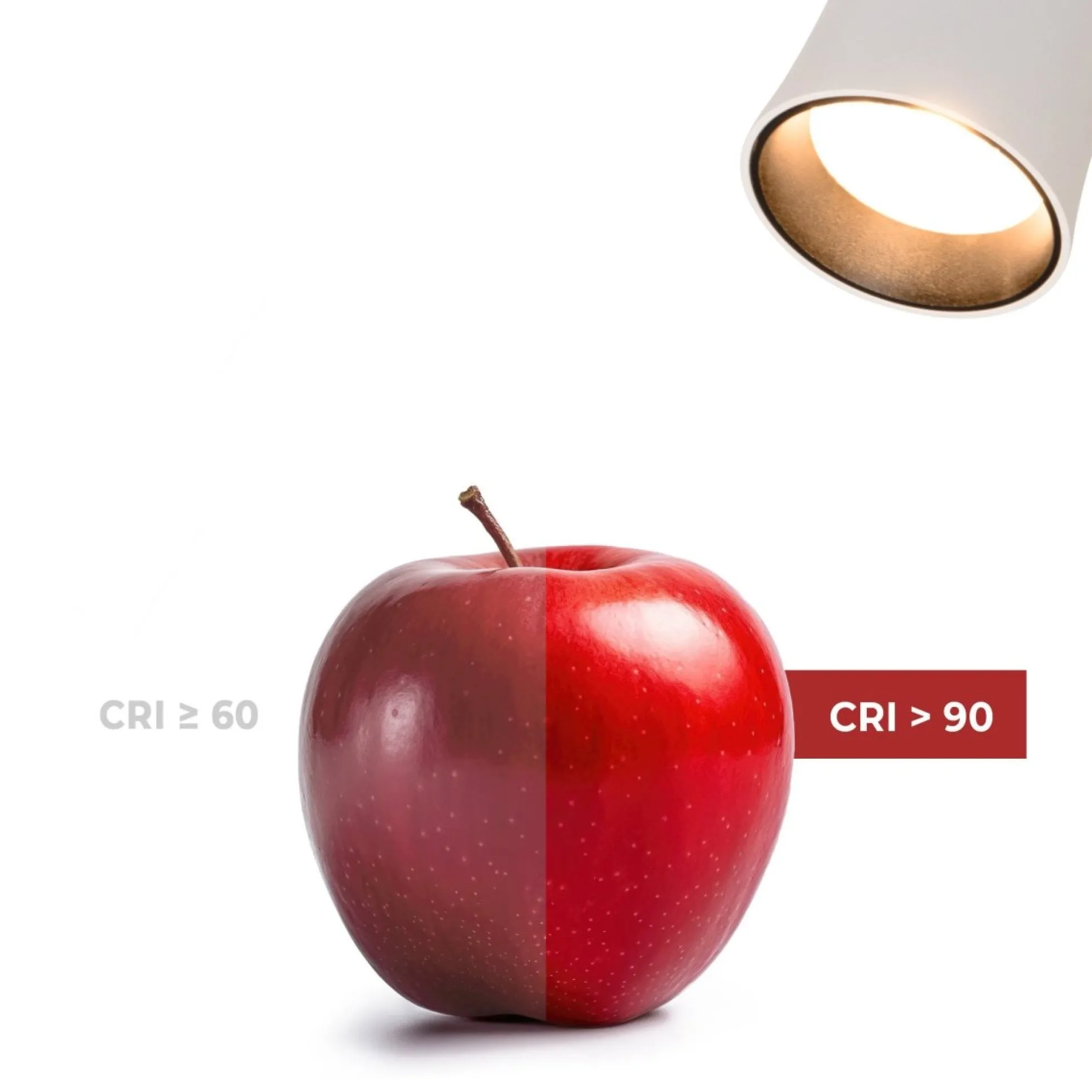 Proyector LED arquitectónico para carril trifásico CCT - 40W - CRI 90 - Driver KGP