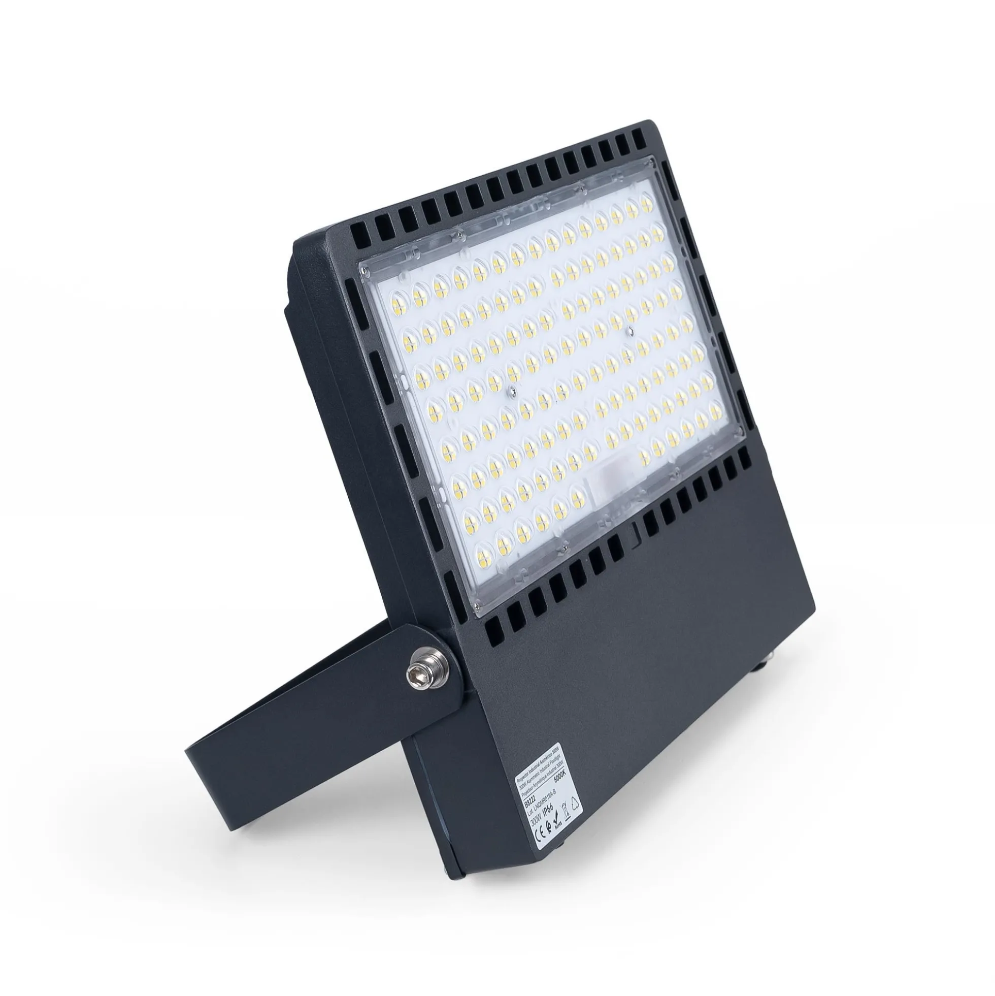 Proyector LED asimétrico exterior 300W - 140lm/W- IP66