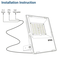 Proyector LED de exterior RGB+CCT - 30W - RF/WiFi - IP65 -Mi-Light