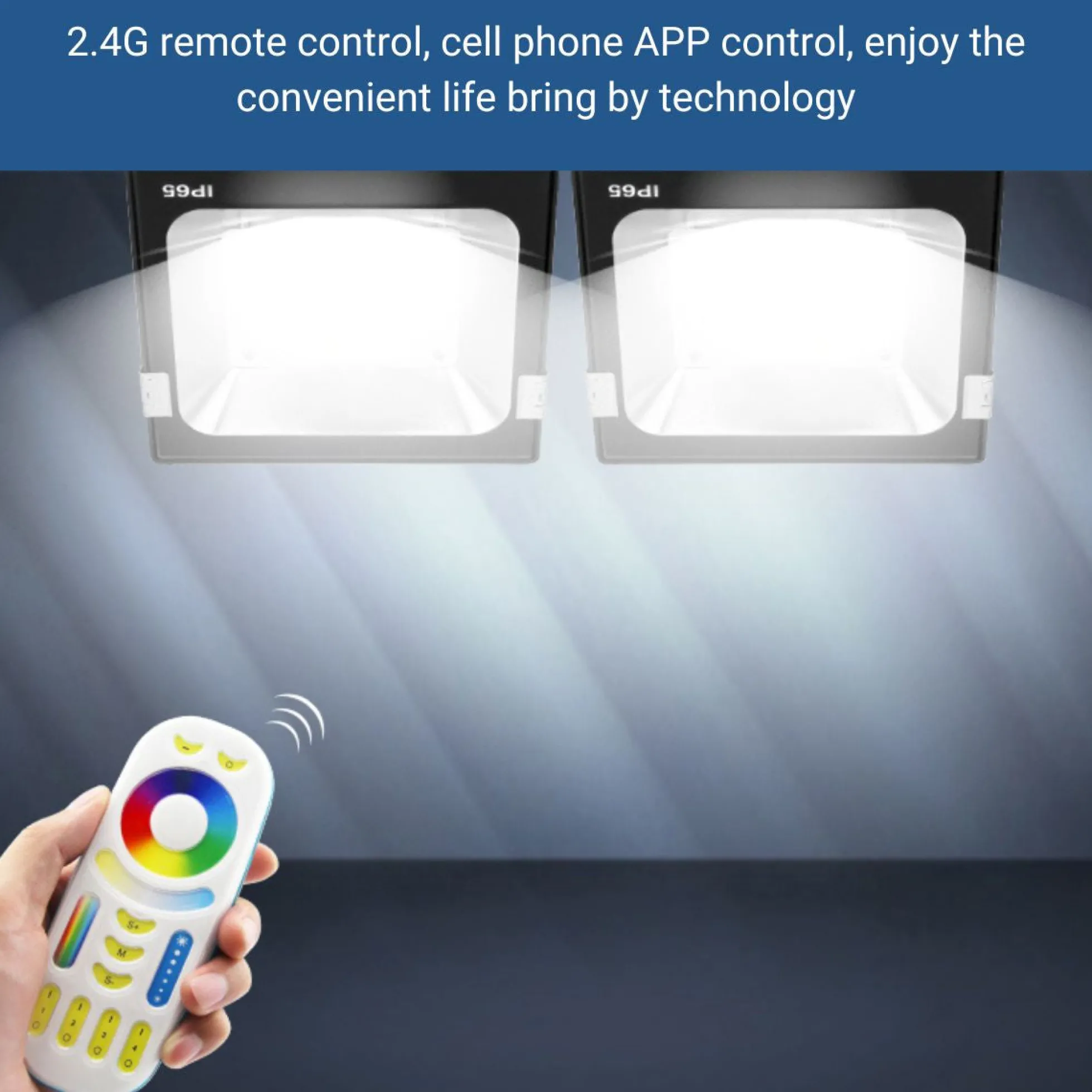 Proyector LED de exterior RGB+CCT - 10W - RF/WiFi - IP65 -Mi-Light