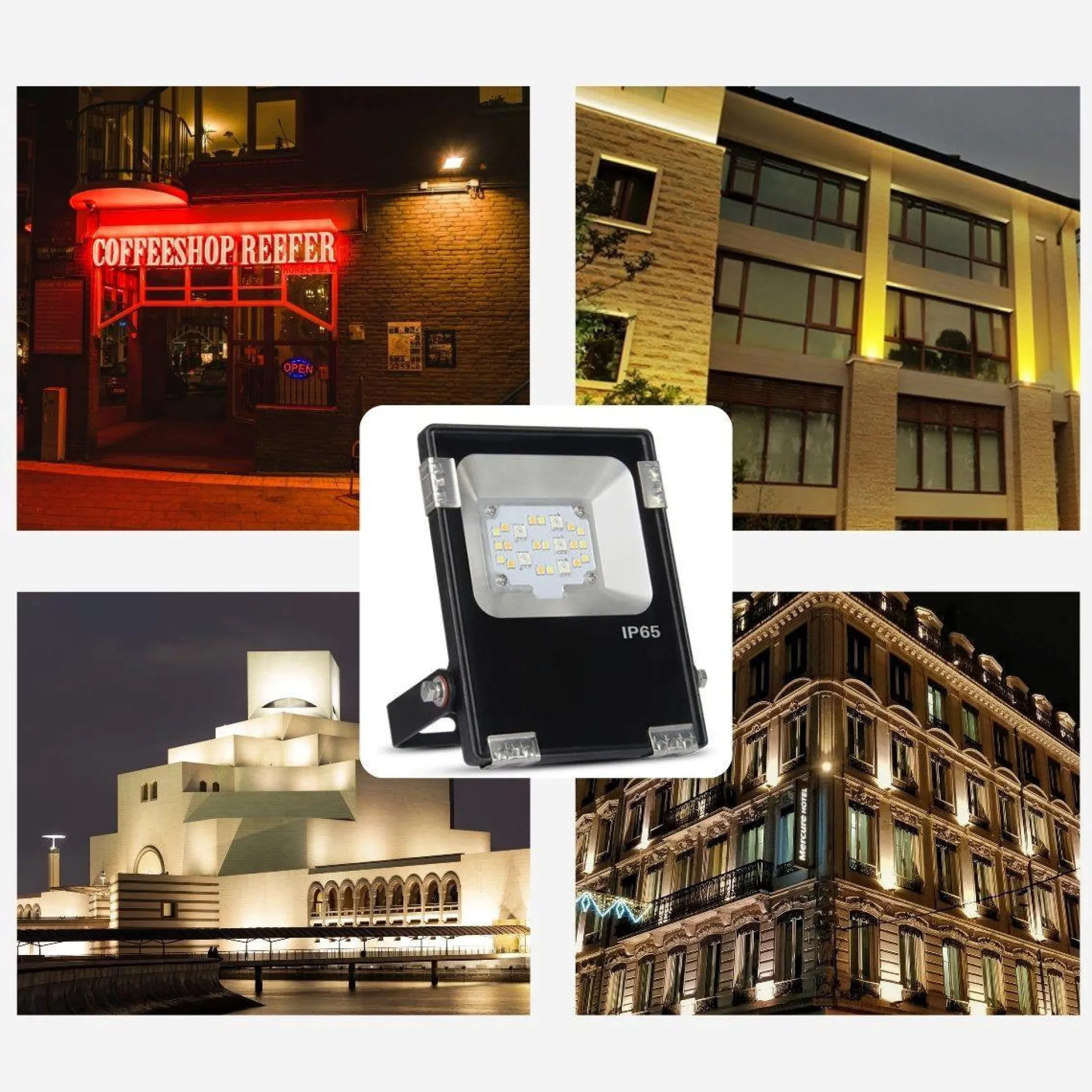Proyector LED de exterior RGB+CCT - 10W - RF/WiFi - IP65 -Mi-Light