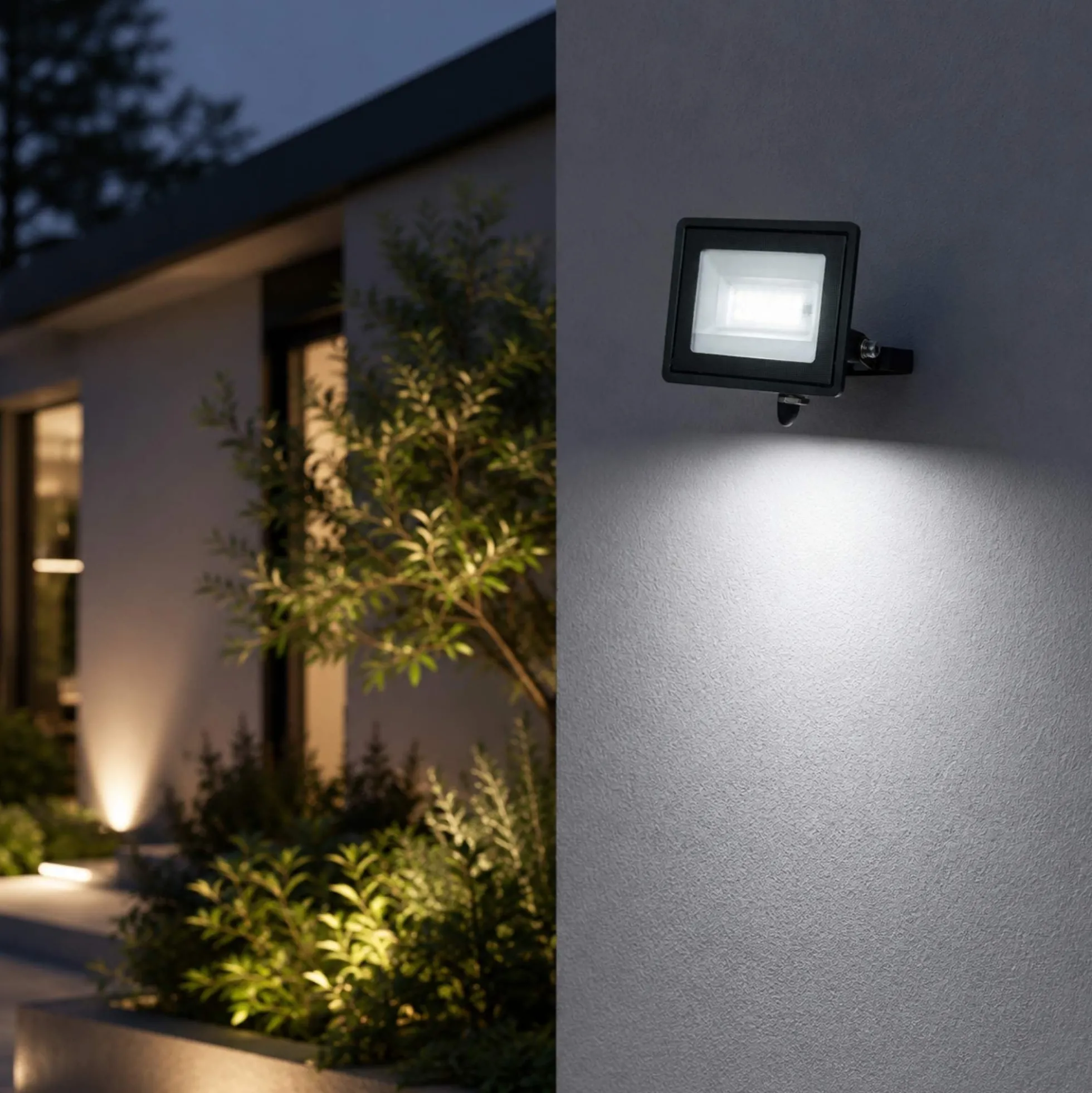 Proyector LED de exterior - RGBCW - 10W - mando a distancia IR - IP65