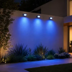 Proyector LED de exterior - RGBCW - 20W - mando a distancia IR - IP65