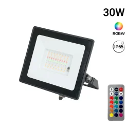 Proyector LED de exterior - RGBCW - 30W - mando a distancia IR - IP65