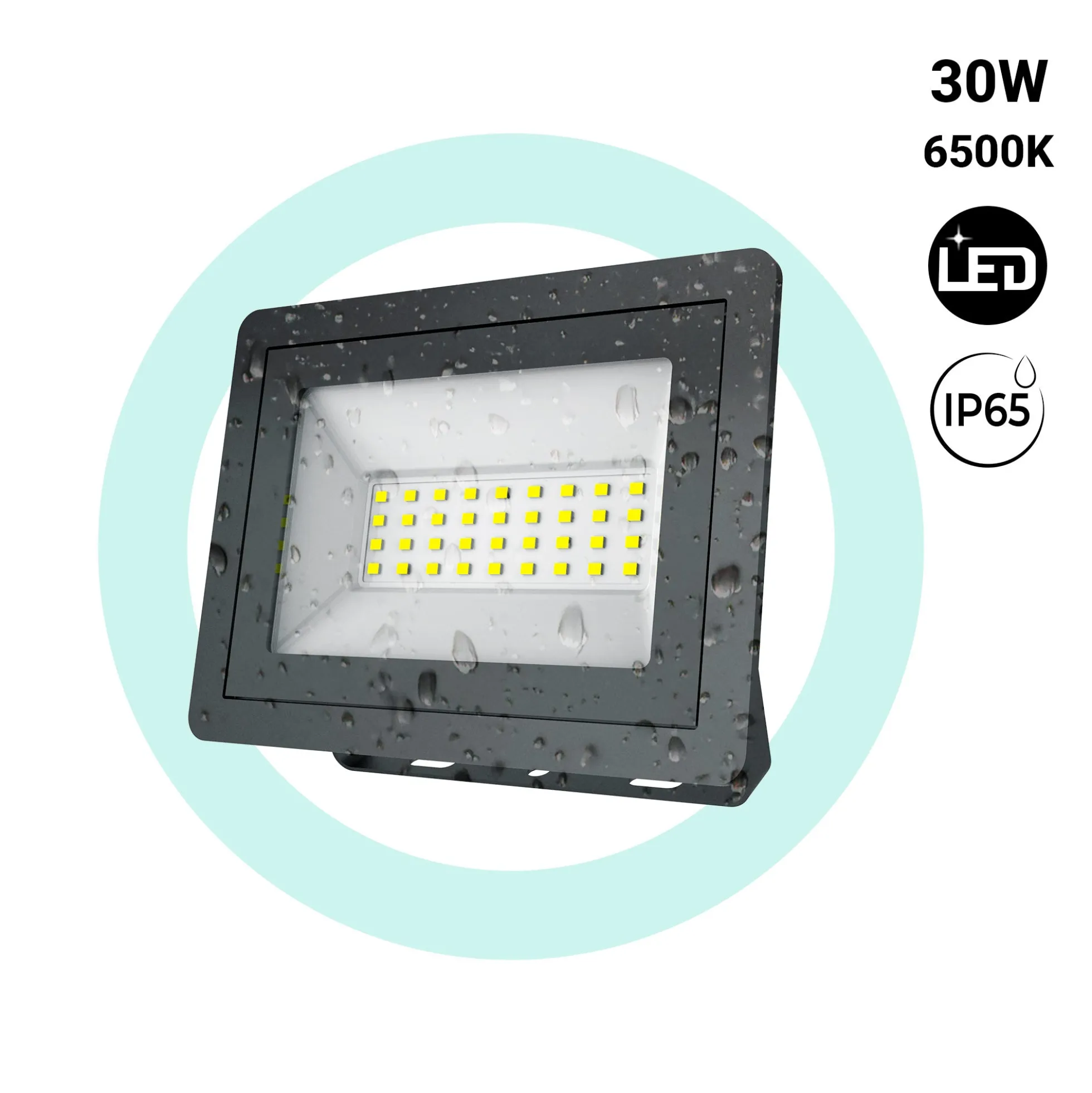 Proyector LED de exterior - Slim - 30W - 3200lm - IP65