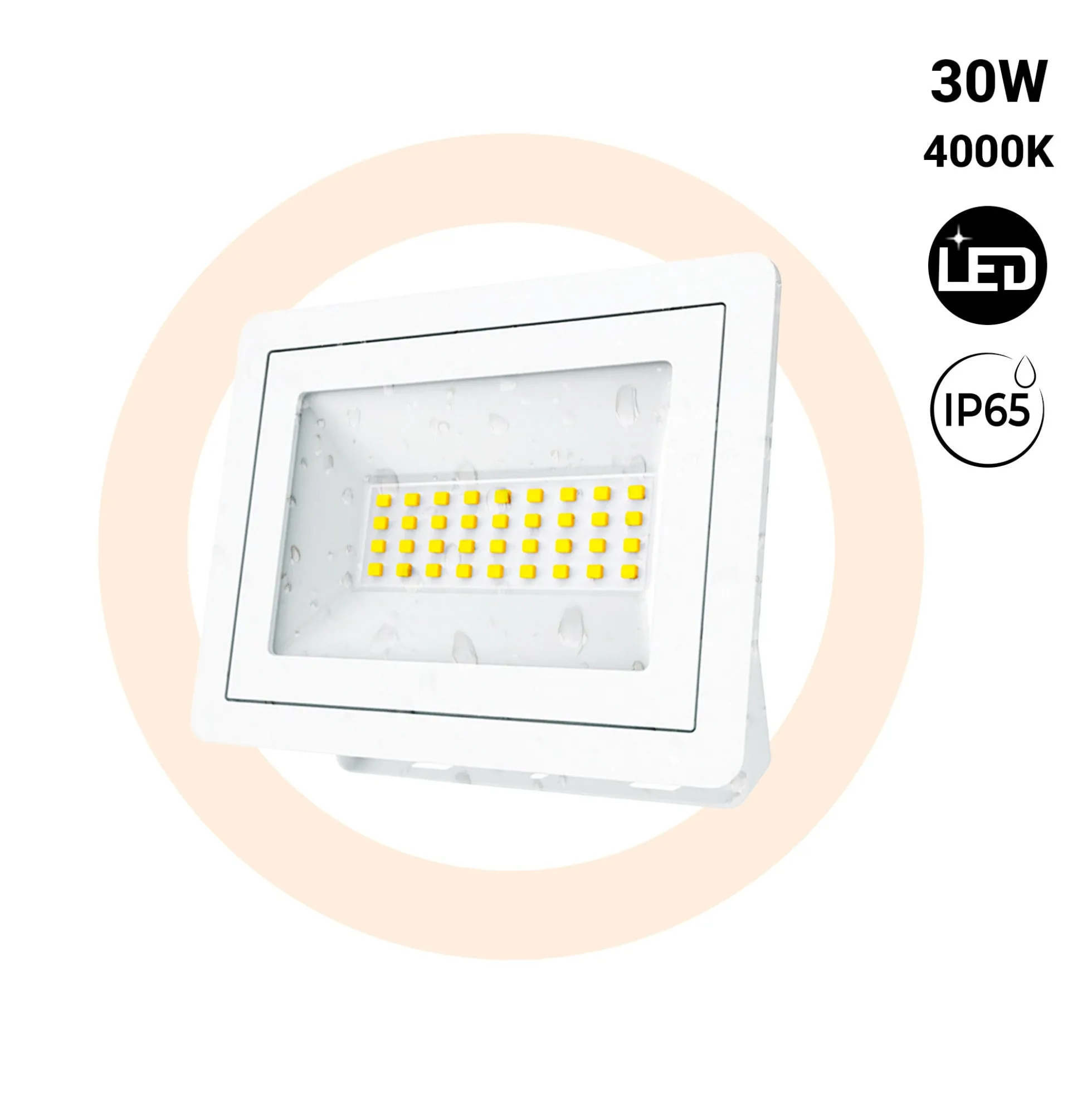 Proyector LED de exterior - Slim - 30W - 3200lm - IP65