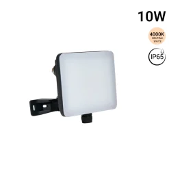 Proyector LED de exterior - 10W - 100 lm/W - Sensor Series - Negro - IP65