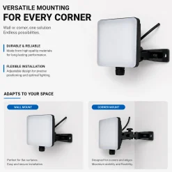 Proyector LED de exterior - 30W - 100 lm/W - Sensor Series - Negro - IP65