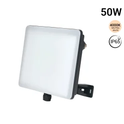 Proyector LED de exterior - 50W - 100 lm/W - Sensor Series - Negro - IP65
