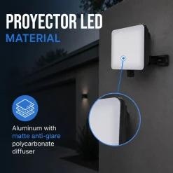 Proyector LED de exterior - 50W - 100 lm/W - Sensor Series - Negro - IP65