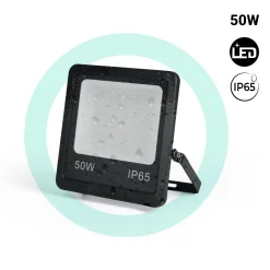 Proyector LED de exterior - 50W - Negro - IP65