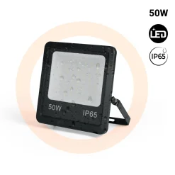 Proyector LED de exterior - 50W - Negro - IP65