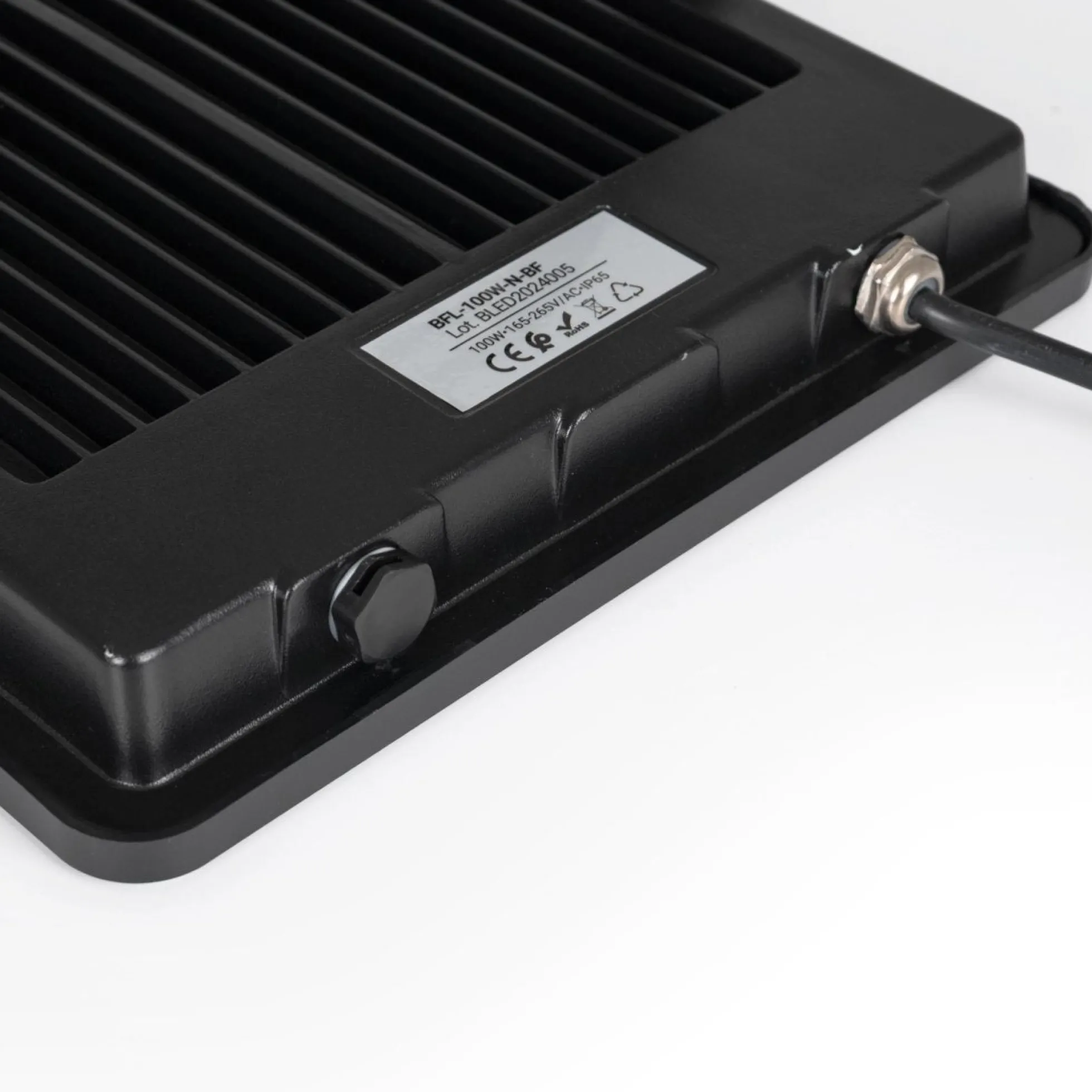Proyector LED de exterior - 100W - Negro - IP65