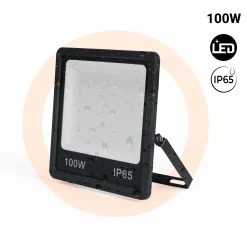 Proyector LED de exterior - 100W - Negro - IP65