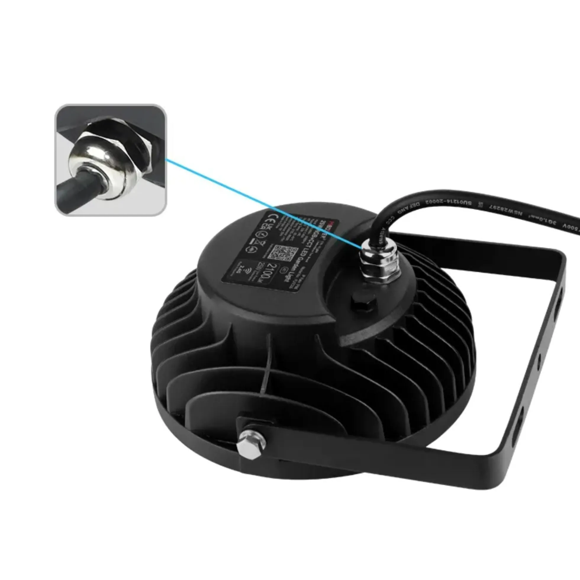 Proyector LED de jardín con pincho RGB+CCT - 25W - IP66 - RF/WiFi - Mi-Light
