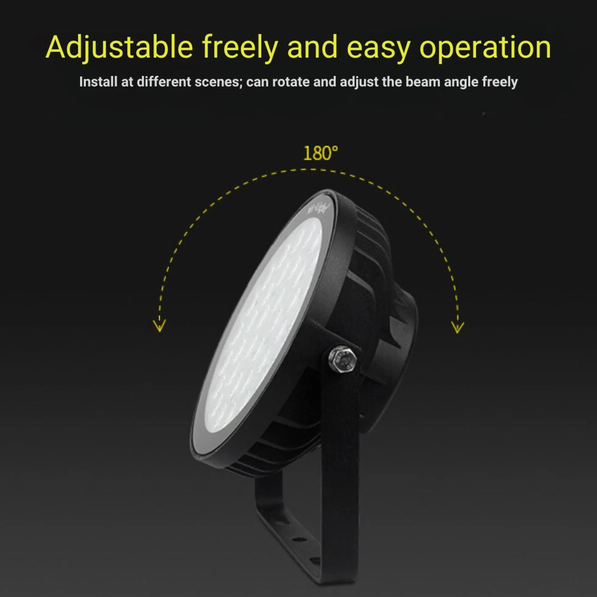 Proyector LED de jardín con pincho RGB+CCT - 25W - IP66 - RF/WiFi - Mi-Light