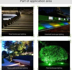 Proyector LED de jardín con pincho 15W RGB+CCT control RF/WiFi  | Mi Light