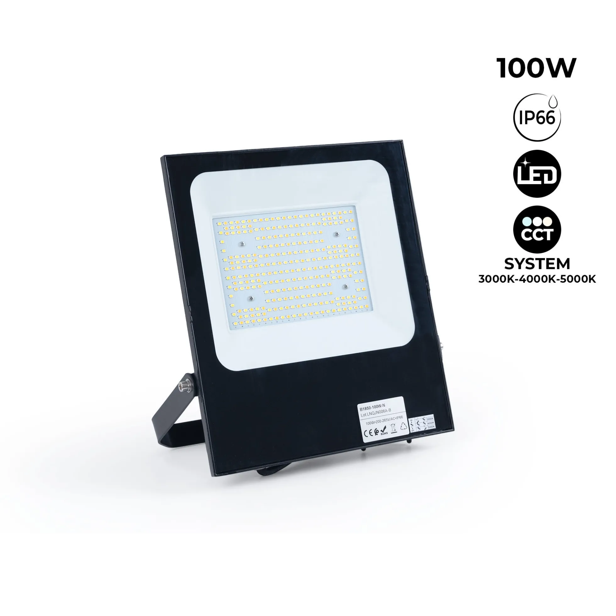 Proyector LED exterior 100W CCT - Serie "PRO" - 110lm/W - IP66