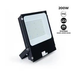Proyector LED exterior 200W CCT - Serie 