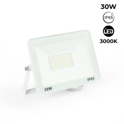 Proyector LED exterior 30W - 95lm/W - IP65 - Blanco