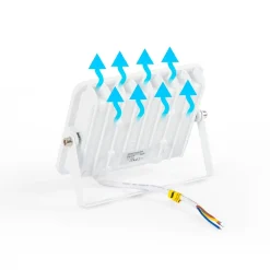 Proyector LED exterior 30W - 95lm/W - IP65 - Blanco