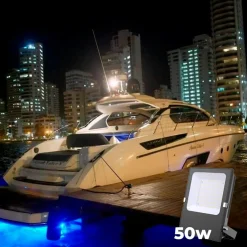 Proyector LED exterior 50W - 12-24V DC - 120º - IP66
