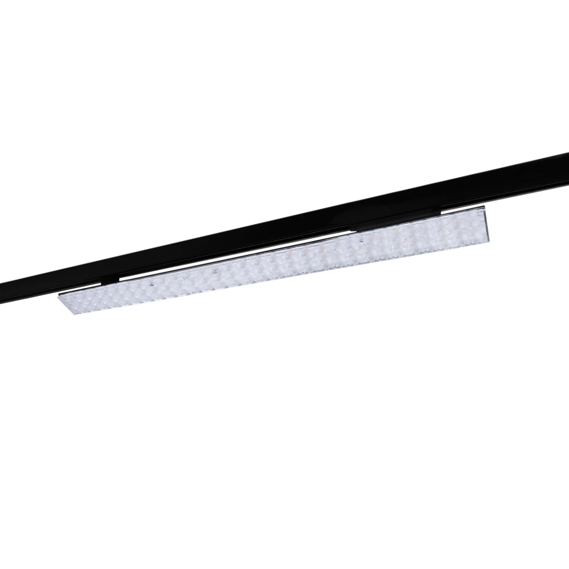 Proyector LED lineal orientable para carril trifásico 40W - CCT - CRI90 - Driver KGP