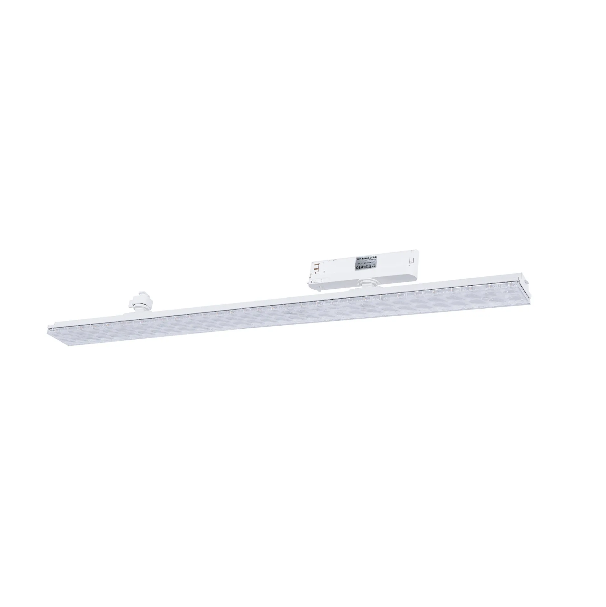 Proyector LED lineal orientable para carril trifásico 40W - CCT - CRI90 - Driver KGP