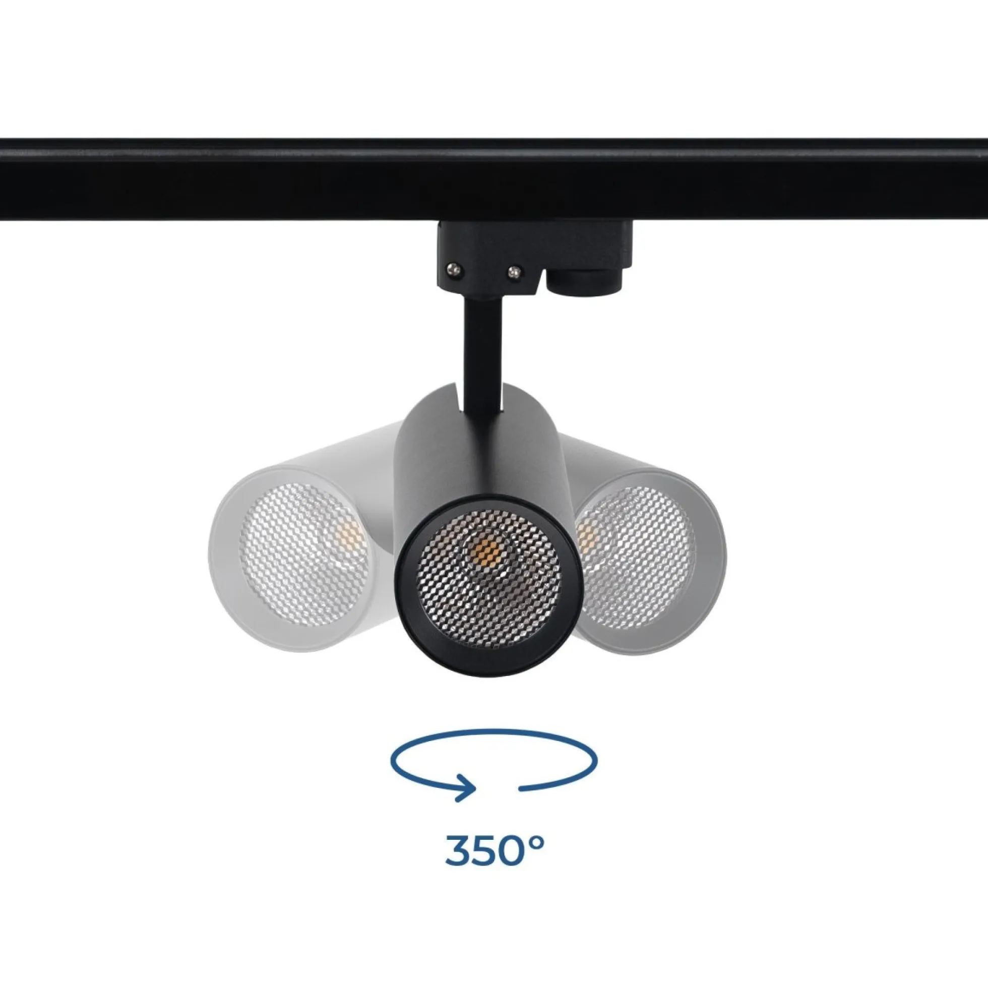 Proyector LED para carril monofásico - CCT - 15W - CRI 90 - Driver KGP
