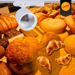 Proyector LED para carril monofásico 40W - Panaderías