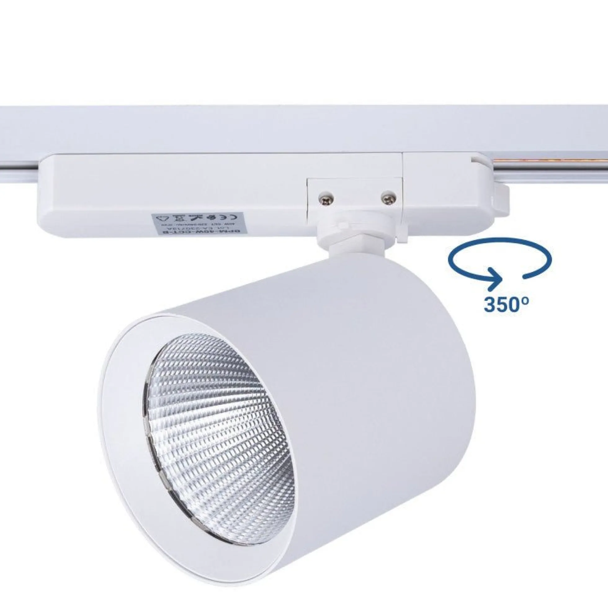 Proyector LED para carril monofásico 40W - Fruterías y verdulerías