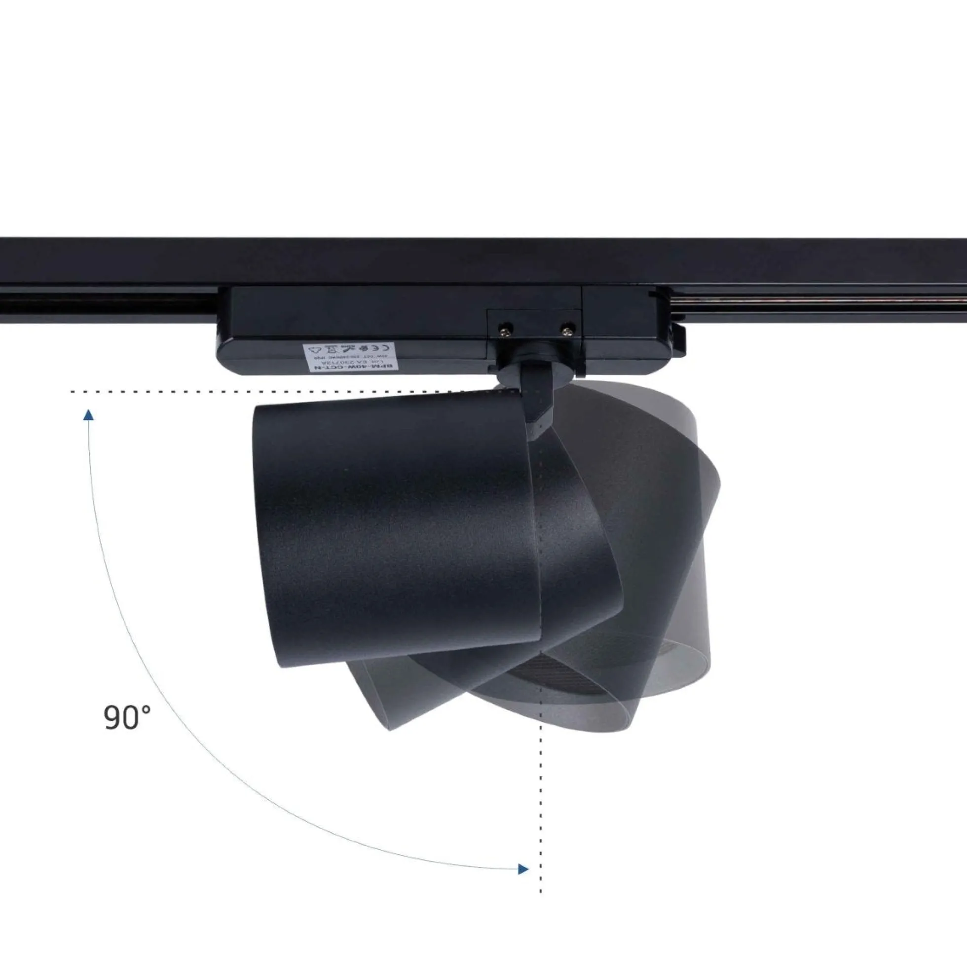 Proyector LED para carril monofásico 40W - Fruterías y verdulerías