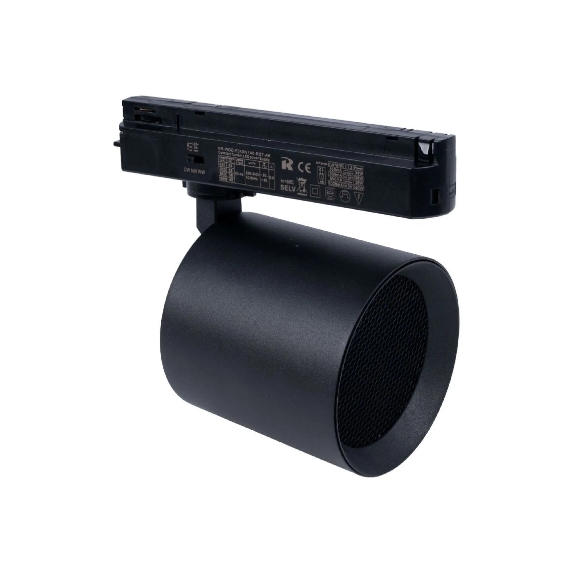 Proyector LED para carril monofásico 40W - Moda y retail