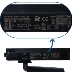 Proyector LED para carril monofásico 40W - Moda y retail