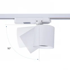 Proyector LED para carril monofásico 40W - Moda y retail