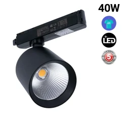 Proyector LED para carril monofásico 40W - Moda y retail