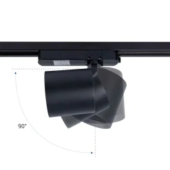 Proyector LED para carril monofásico CCT - 40W - CRI 90