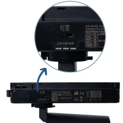 Proyector LED para carril monofásico CCT - 40W - CRI 90