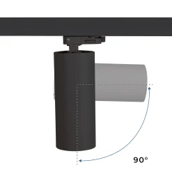 Proyector LED para carril trifásico 20W - CCT - CRI90 - 1900 lm