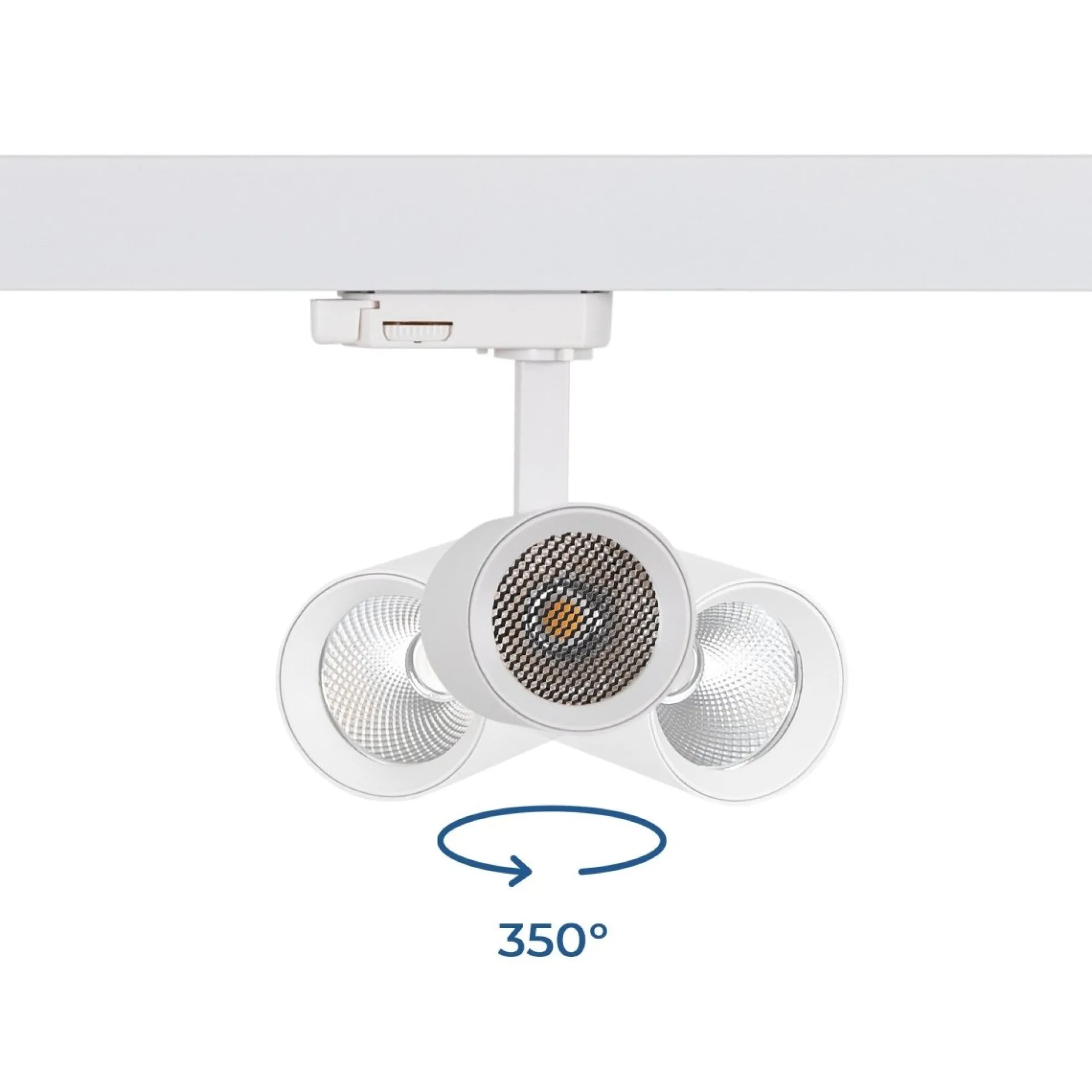 Proyector LED para carril trifásico - 10W - CCT - CRI90 - 860 lm