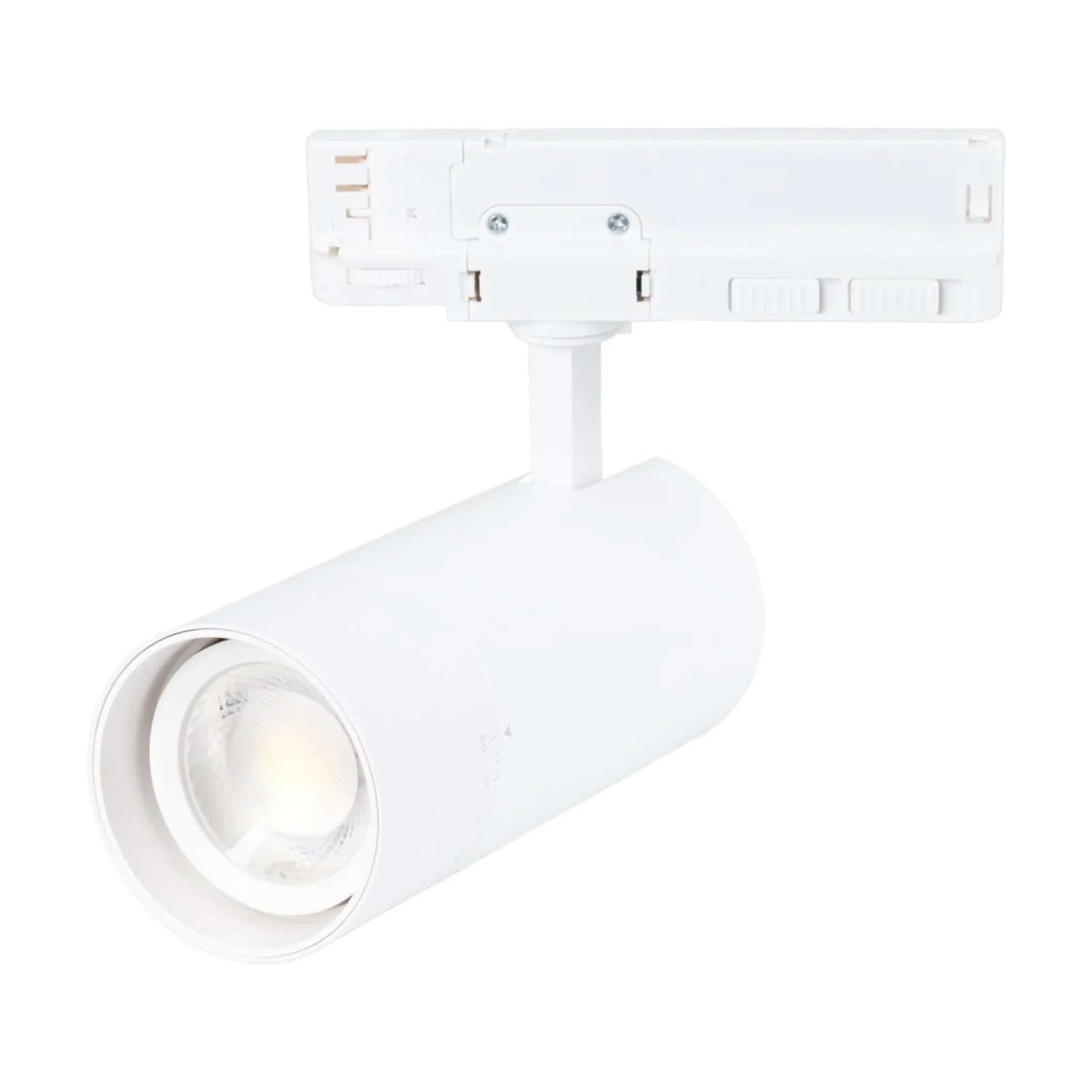 Proyector LED para carril trifásico - Potencia ajustable + ZOOM: 25W/30W/35W - CCT