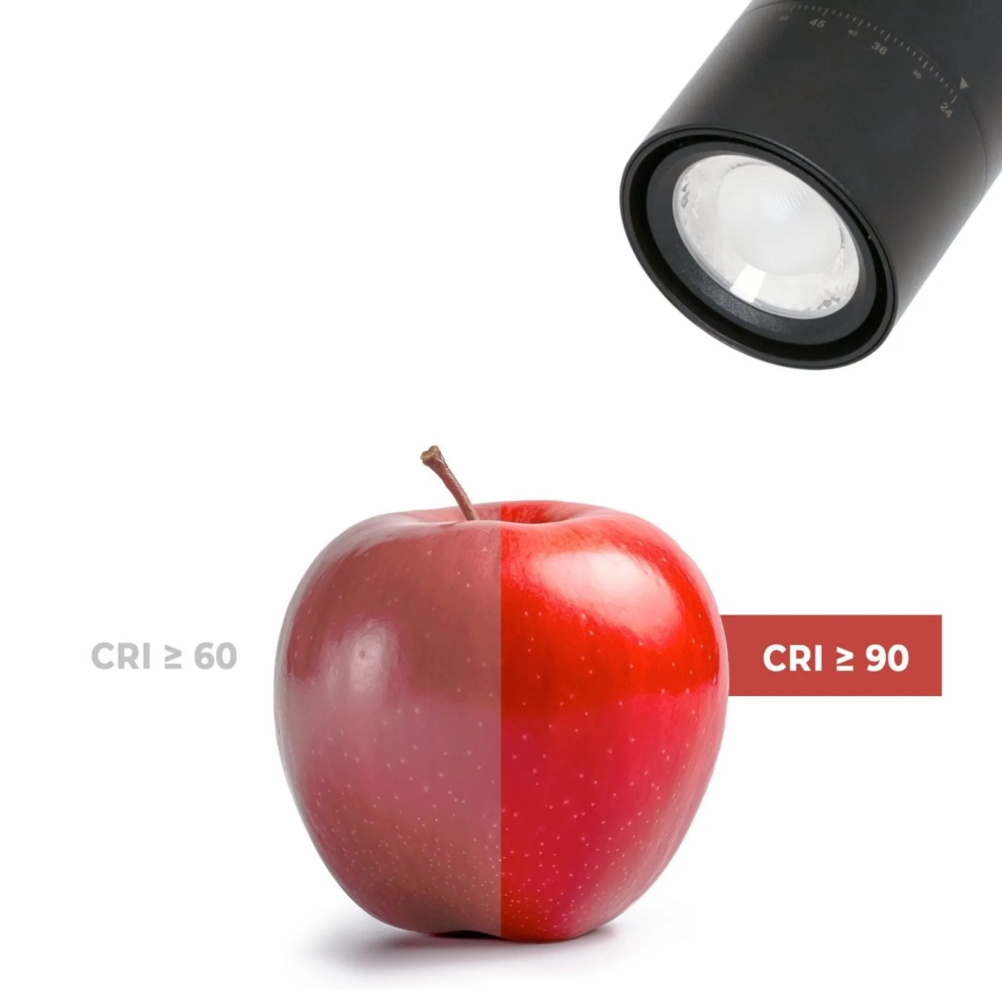 Proyector LED para carril trifásico - Potencia ajustable + ZOOM: 25W/30W/35W - CCT